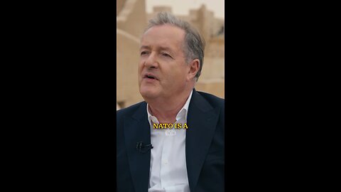 Piers Morgan is left speechless in debate on NATO's bombing of Yugoslavia.