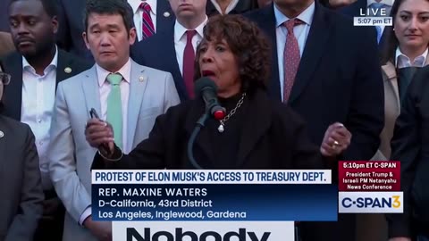 Maxine Waters Has 4 Minute Meltdown Shouting About How Much She Dislikes Trump, Musk