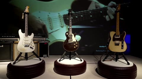 Jeff Beck guitars go on show in London before auction