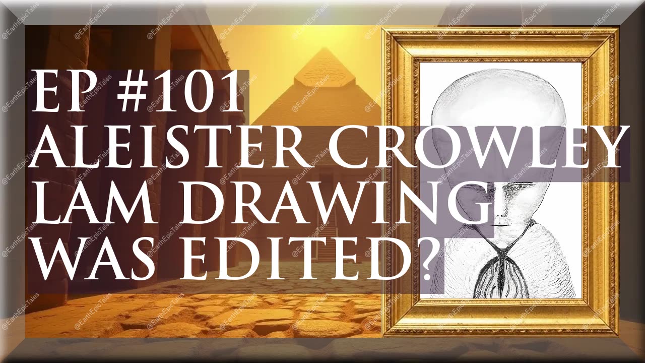 Unveiling the Mystery Behind Crowley's Drawing of Lam - Is it an Edited Artwork?