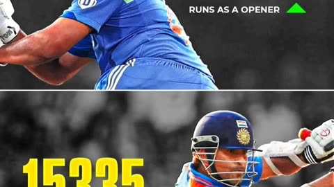 Hitman surpassed Legendary Sachin Tendulkar as most runs as an opener. A big milestone achieved.