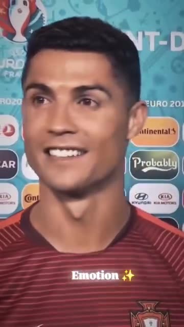 Watch Cristiano Ronaldo pour out his passion for football