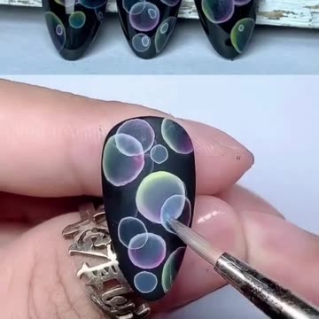 Bubble Nail Art