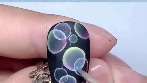Bubble Nail Art