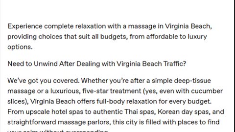 A Massage in Virginia Beach for Every Budget