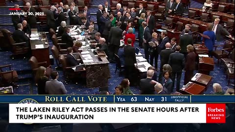 BREAKING NEWS: The Laken Riley Act Passes In The Senate Hours After Trump's Inauguration