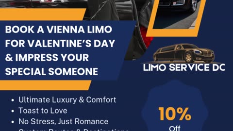 Book a Vienna Limo for Valentine’s Day & Impress Your Special Someone