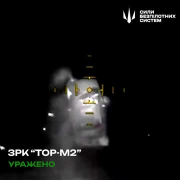 Dropping Shells Onto Russian Tor-M2 Air Defense System