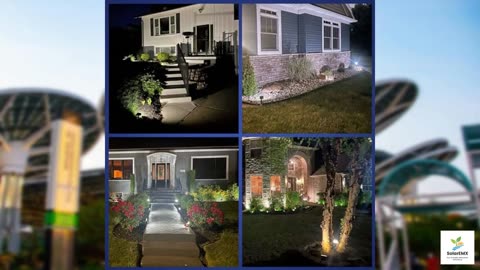 NYMPHY Solar Lights Outdoor Waterproof IP68, 56 LED