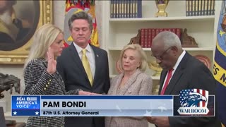 Pam Bondi Takes Swearing In Oath Becoming Attorney General