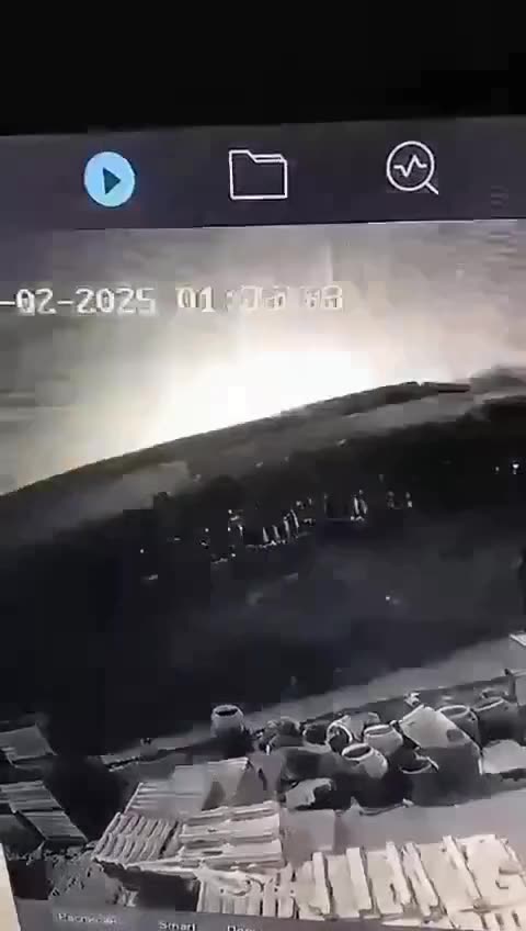 CCTV Footage of Drone Strike on Refinery in Krasnodar