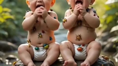 Twins vs. Bugs: Hilarious Reactions That Will Make You Laugh!