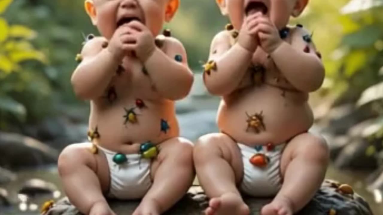 Twins vs. Bugs: Hilarious Reactions That Will Make You Laugh!