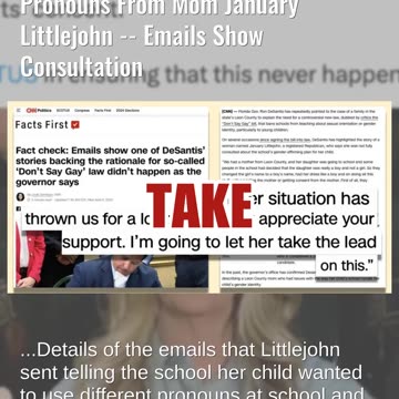 Fact Check: Florida School Did NOT Conceal Use of They/Them Pronouns From January Littlejohn