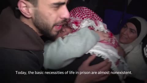 Released female Palestinians say conditions in prison were 'very difficult' and 'chaotic'