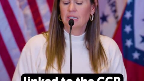 Arkansa Governor Sarah Huckabee Sanders has a message for communist China.
