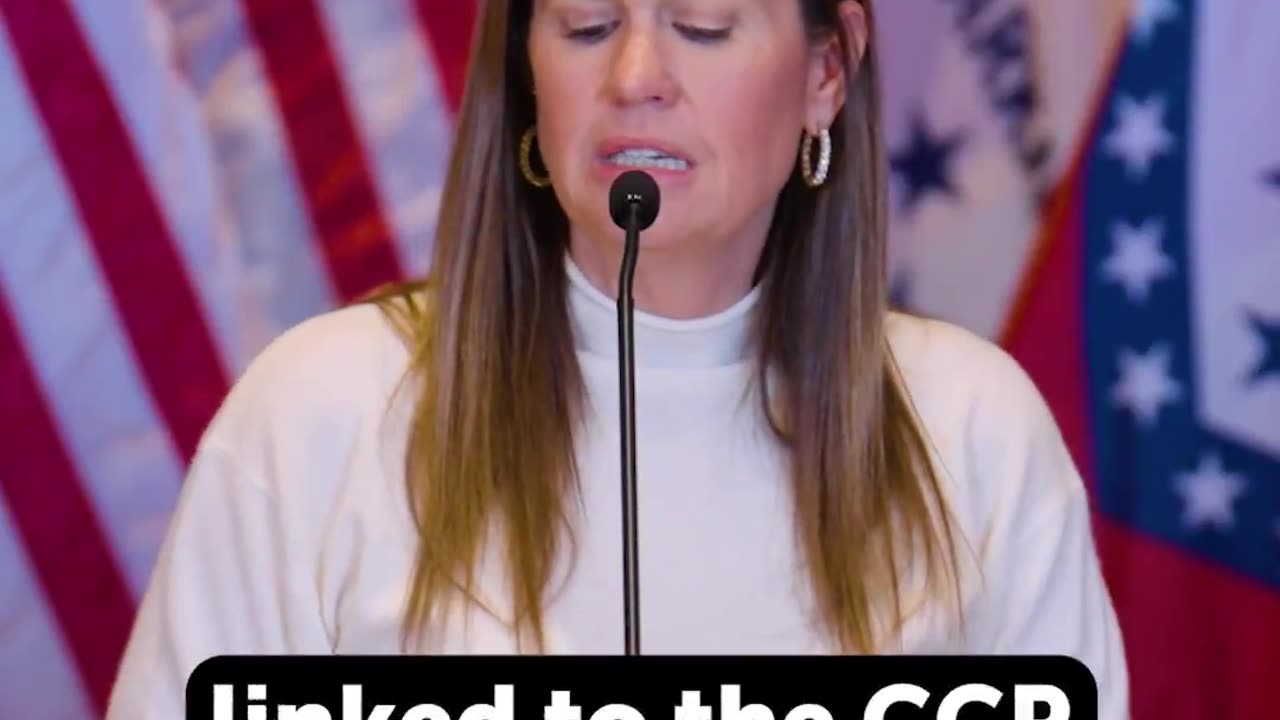 Arkansa Governor Sarah Huckabee Sanders has a message for communist China.
