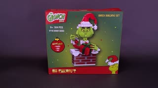 Brickcraft Dr. Seuss The Grinch Up the Chimney Grinch Building Set