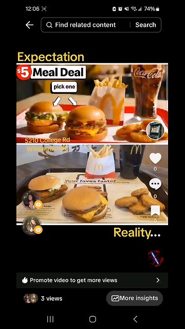 Reality vs Expectation