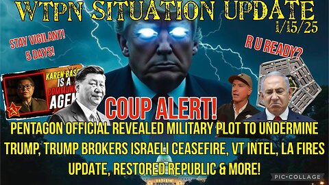 Pentagon plot to undermine Trump adm. revealed, LA fires, VT intel, ceasefire, Rest/Rep. & more.