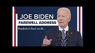 Joe Bidens Farewell Address - 01.15.2025 - WATCH PARTY!