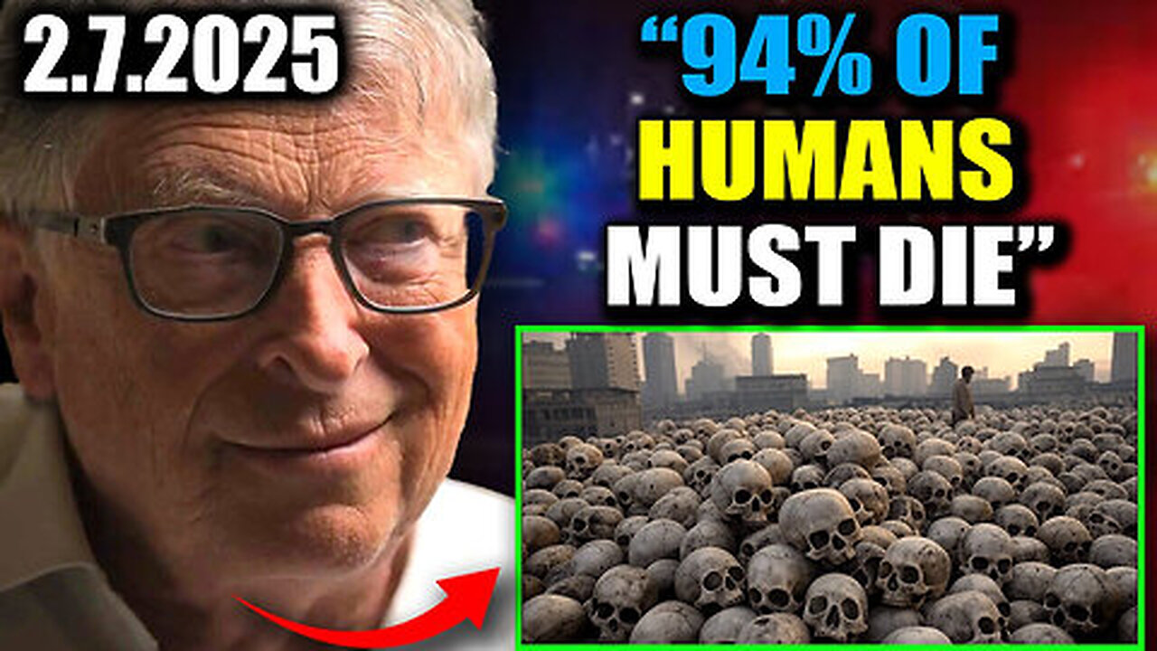 Breaking- Bill Gates 'Predicts' Black Swan Event Will Depopulate 94% of Global Population