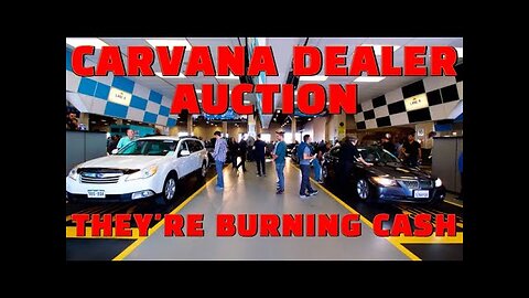 CARVANA Dealer Auction, They're Burning Cash! Day with Used Car Dealer