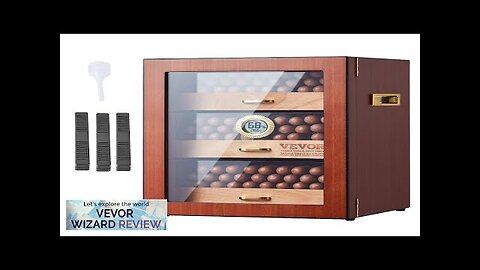 VEVOR 150 Cigar Humidor Cabinet Cedar Cigar Box Humidifier & Hygrometer Review