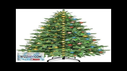 6.5 Ft Prelit Fraser Full Fir Artificial Christmas Tree with Timer 370 Review