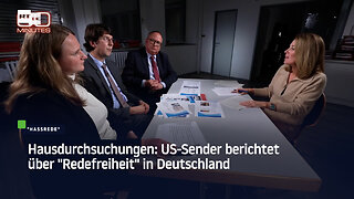 Hausdurchsuchungen: US-Sender berichtet über "Redefreiheit" in Deutschland