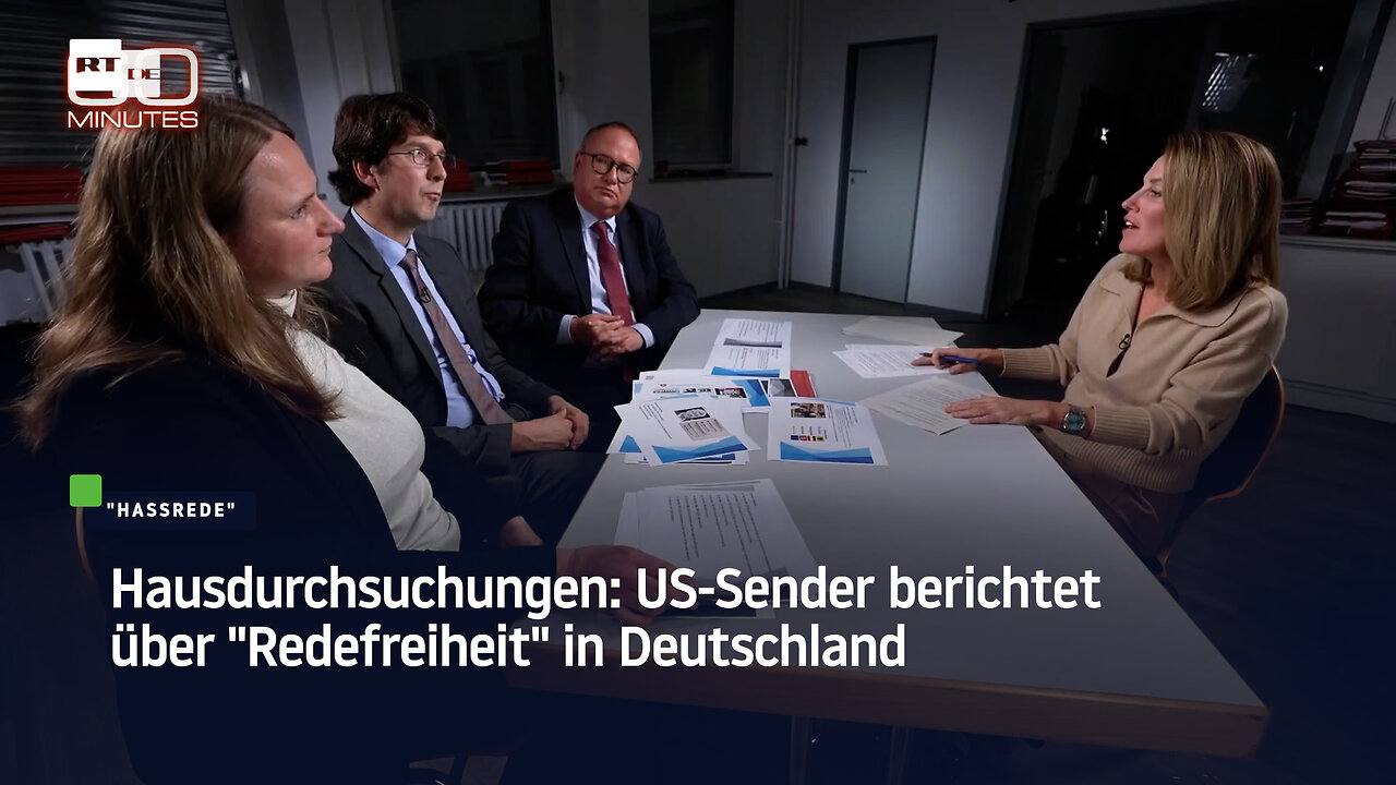 Hausdurchsuchungen: US-Sender berichtet über "Redefreiheit" in Deutschland