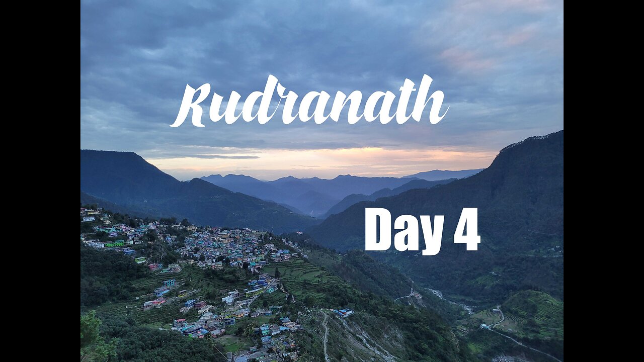Final day of the Rudranath Trek. Ep 4.