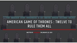 American Game Of Thrones: 12 To Rule Them All