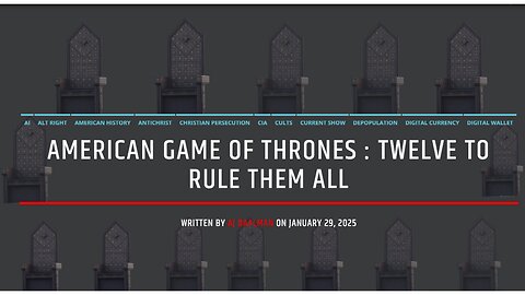 American Game Of Thrones: 12 To Rule Them All