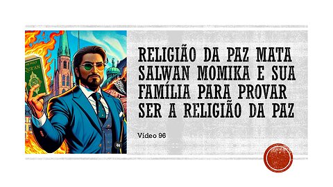 96(e) Salwan Momika, queimador do Alcorão, assassinado na Suécia