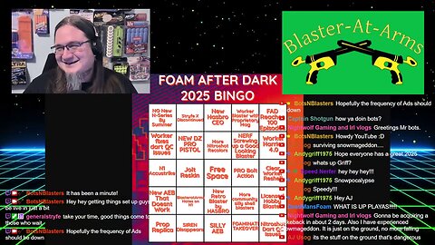 Foam After Dark - Episode 72 - Get your 2025 Nerf bingo cards out