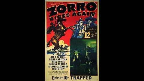 Zorro Rides Again 1937 Cinema Serial - Ep 02 The Fatal Minute