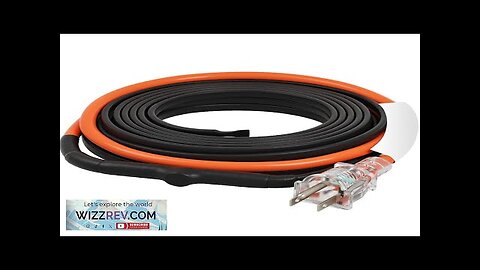 Self-Regulating Pipe Heating Cable 15FT 5W/FT Heat Tape with Thermostat Review