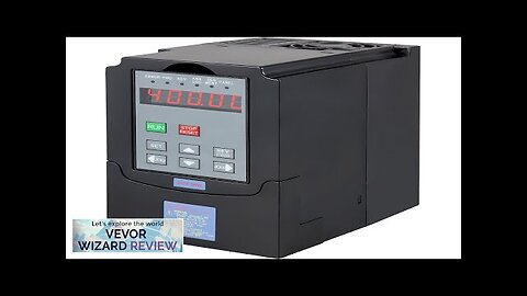 VEVOR 220V 3KW VFD Variable Frequency Drive CNC VFD Motor Drive Inverter Review