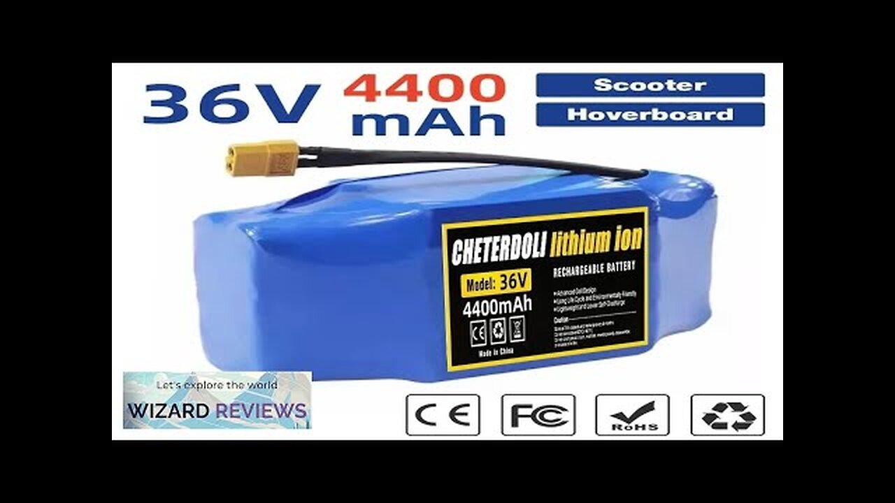 High-quality Battery 36V 12Ah 10s2p Rechargeable Lithium-ion Battery for Electric Review