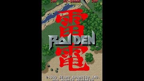 Raiden Arcade Game, Seibu Kaihatsu 1990, Longplay