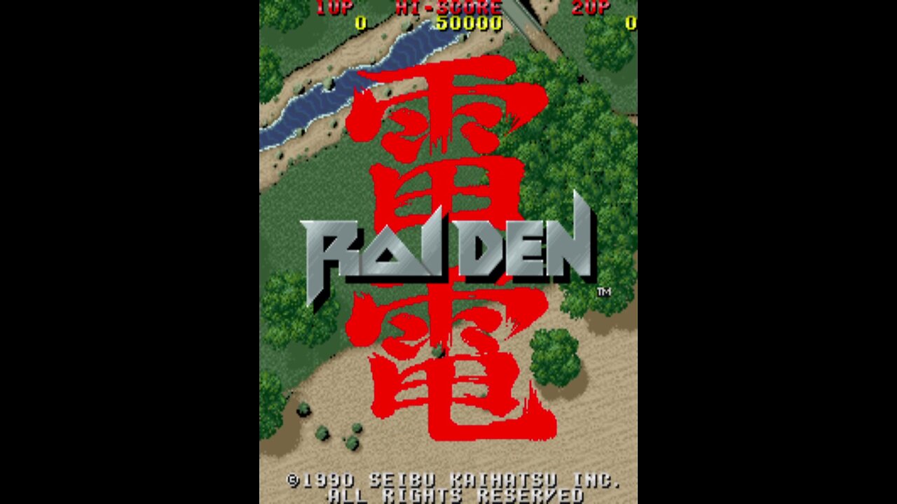 Raiden Arcade Game, Seibu Kaihatsu 1990, Longplay