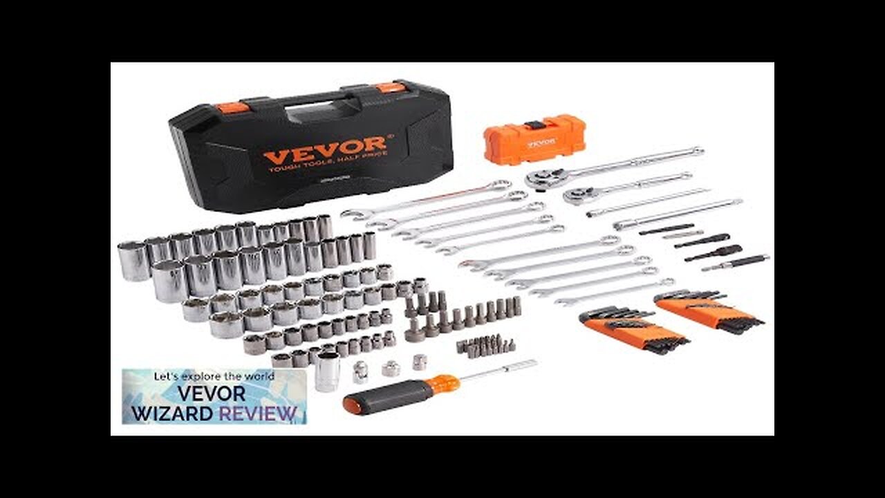 VEVOR Mechanics Tool Set and Socket Set 1/4" and 3/8" Drive Deep Review