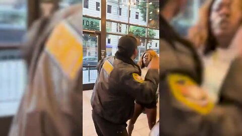 Taco Bell Security Guard Slaps Woman Ordering Food Across The Face