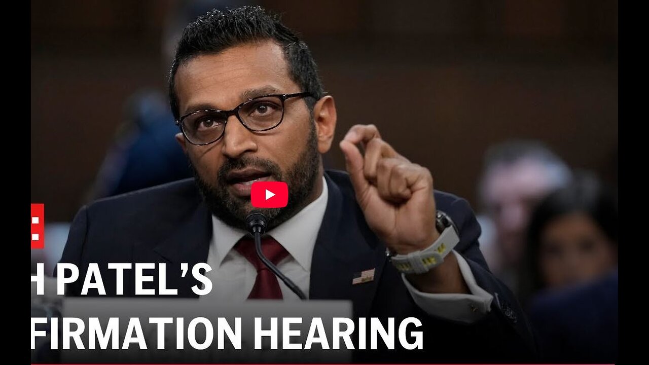 Kash Patel Confirmation Hearing for FBI Director - 01.30.2025 - WATCH PARTY!