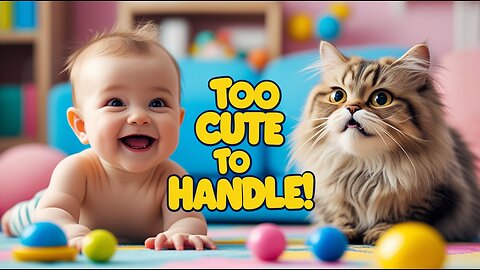 Cats and Babies Being Too Cute to Handle!🥰😂