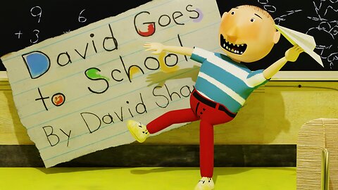 David’s Goes to School : Animated storybook! 📚✨