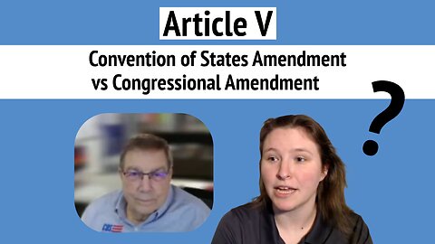Advantage of An Article V COS Amendment