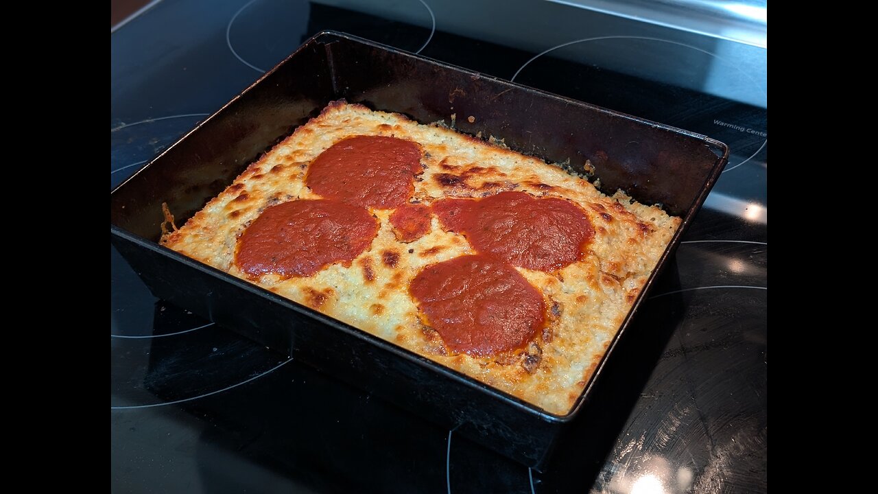 DETROIT STYLE MADE WITH 90% HYDRATION DOUGH