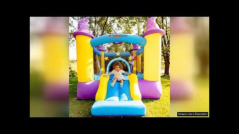 Wizard Inflatable Bounce House Bouncer Spacious Bouncing Area with Fun Slide Safe Review